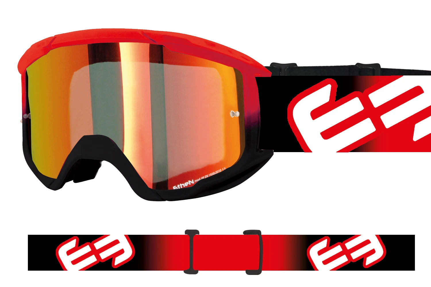 06 Evolution Top Sfumato Nero / Rosso