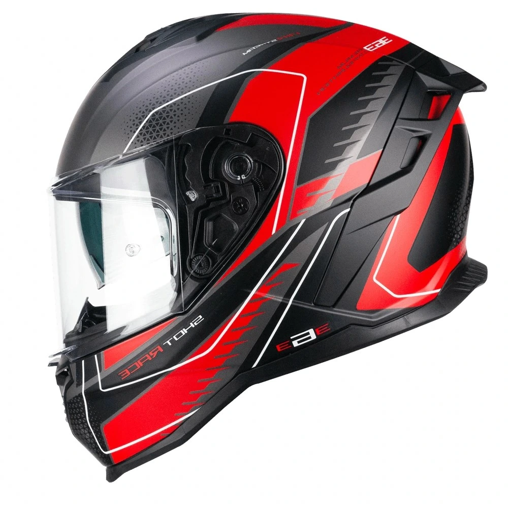 363G Shot Race Antracite Rosso Opaco