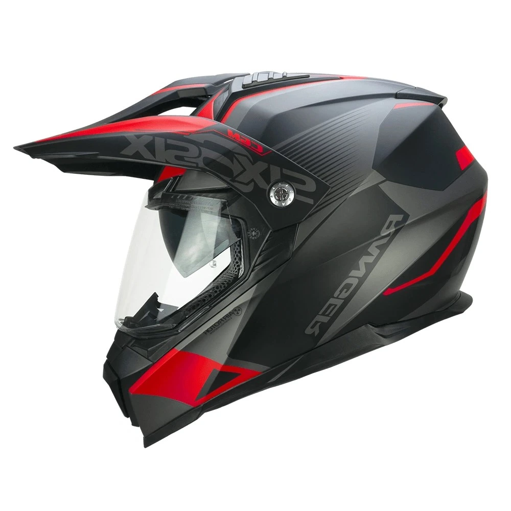 666G Twin Ranger Nero Rosso Opaco